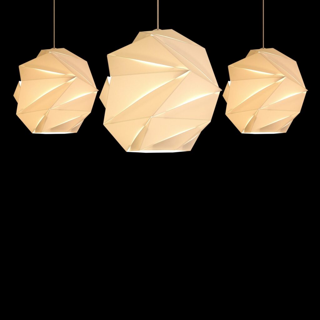 LÁMPARA COLGANTE / LÁMPARA DE PIE / LÁMPARA DE ORIGAMI - ORIGO
