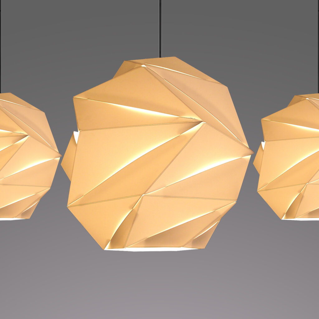 LÁMPARA COLGANTE / LÁMPARA DE PIE / LÁMPARA DE ORIGAMI - ORIGO
